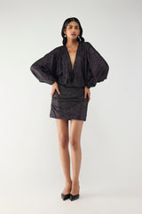 Azure Mini Dress - Black