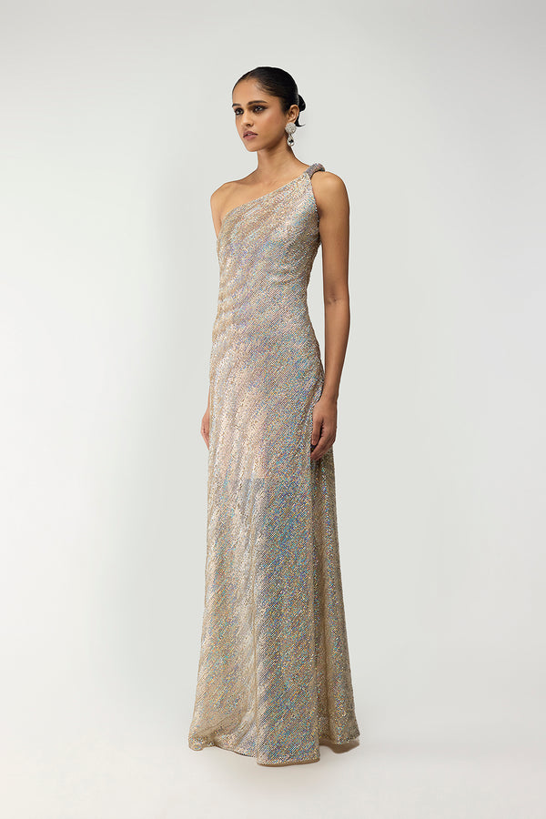 Aura One-Shoulder Dress