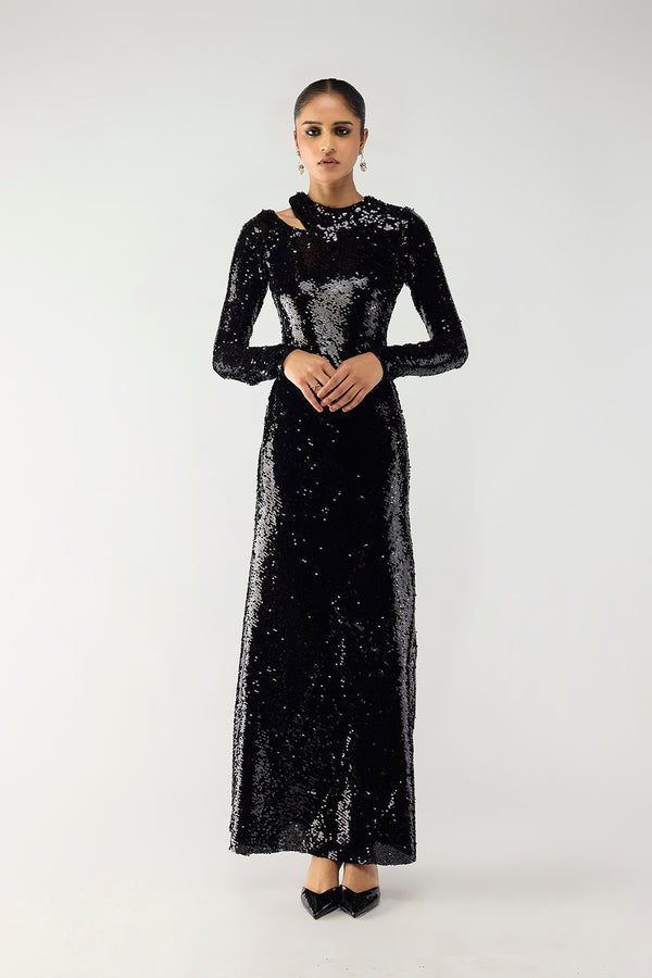 Celeste One-Shoulder Gown