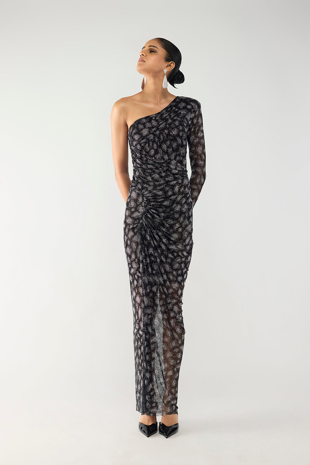 Celeste One-Shoulder Gown - 1