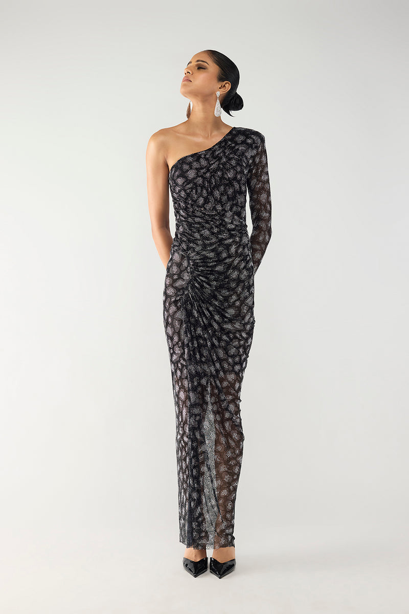 Celeste One-Shoulder Gown - 1