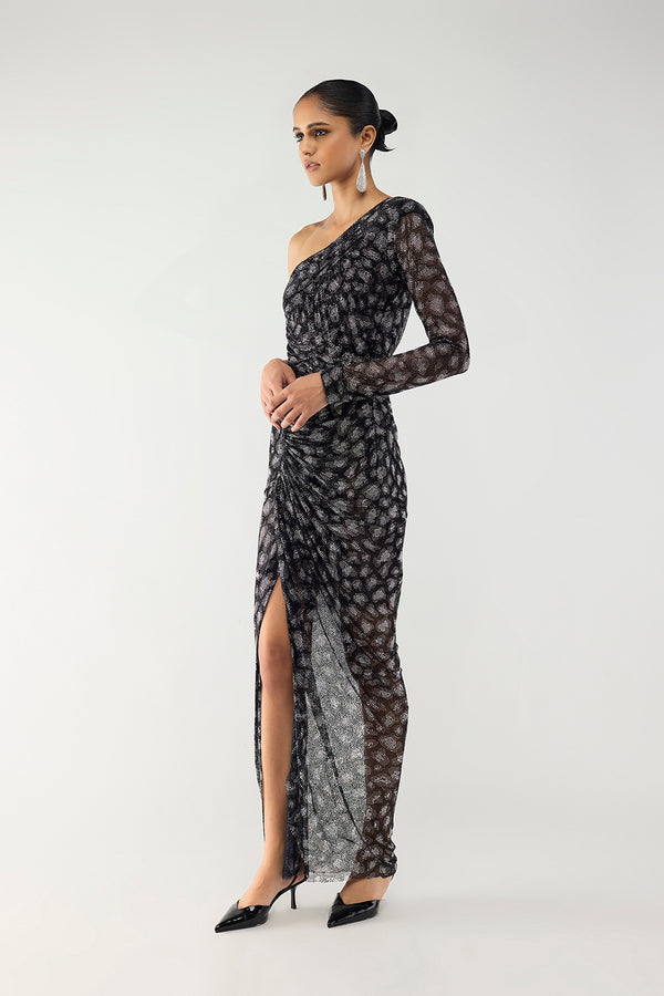 Celeste One-Shoulder Gown - 1