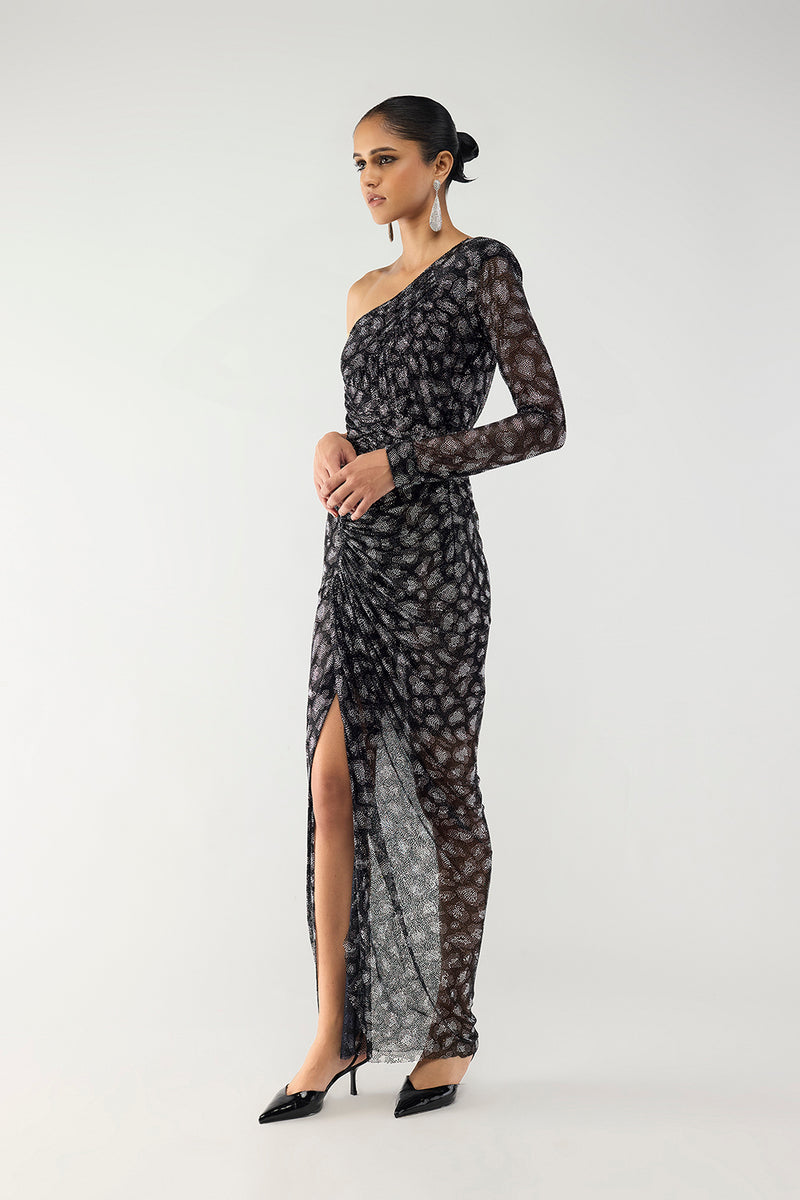 Celeste One-Shoulder Gown - 1