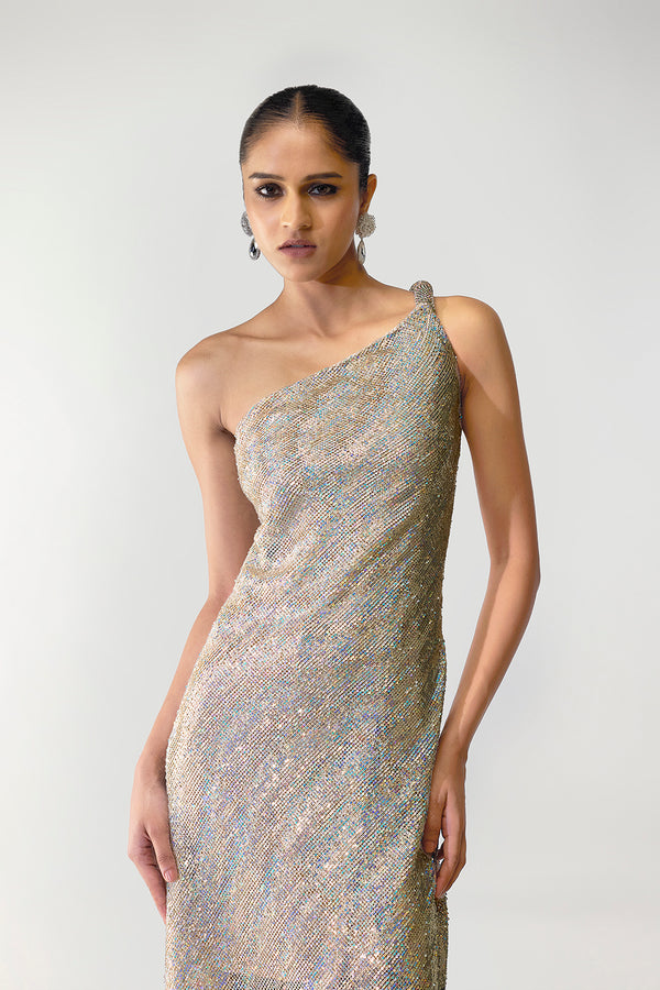 Aura One-Shoulder Dress