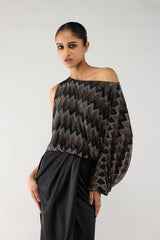 Comet One-Shoulder Top