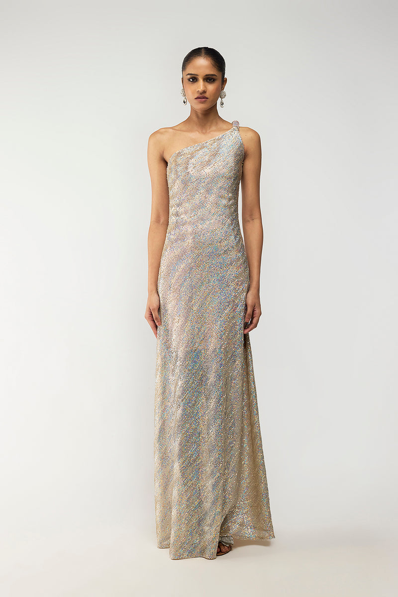 Aura One-Shoulder Dress