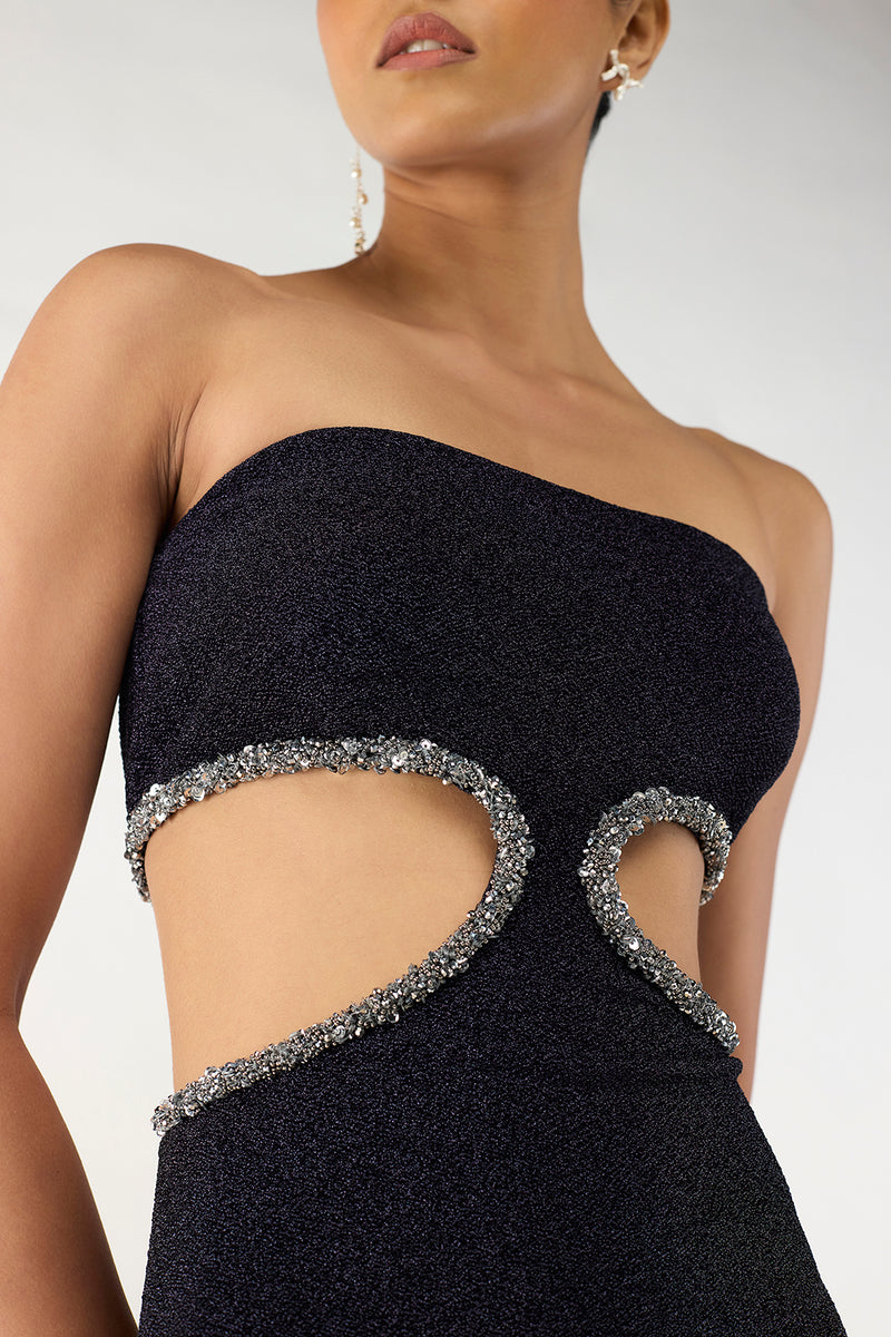 Crystal Cut-Out Gown