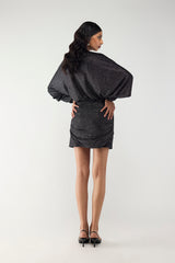 Azure Mini Dress - Black