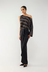 Comet One-Shoulder Top