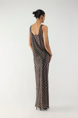 Bronze Illusion Swarovski Skirt