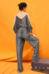 Rae Jumpsuit in Charcoal Grey