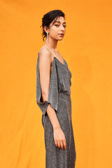 Rae Jumpsuit in Charcoal Grey