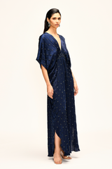 Isa Dress in Midnight Blue