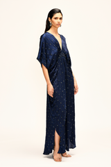 Isa Dress in Midnight Blue