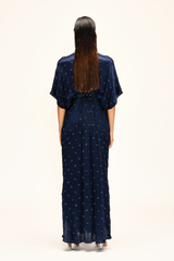 Isa Dress in Midnight Blue