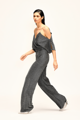 Rae Jumpsuit in Midnight Black