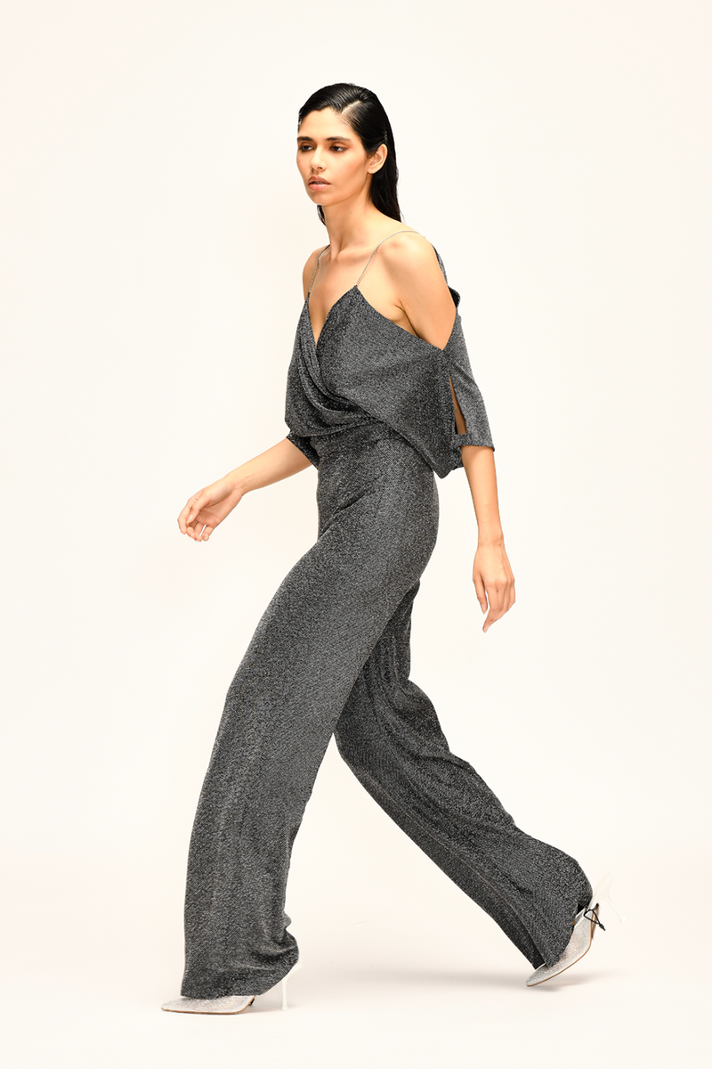 Rae Jumpsuit in Midnight Black