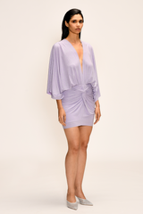 Val Dress in Lavender Gray