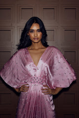 Satin Rose Kaftan