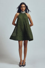 Olive Chantilly Dress