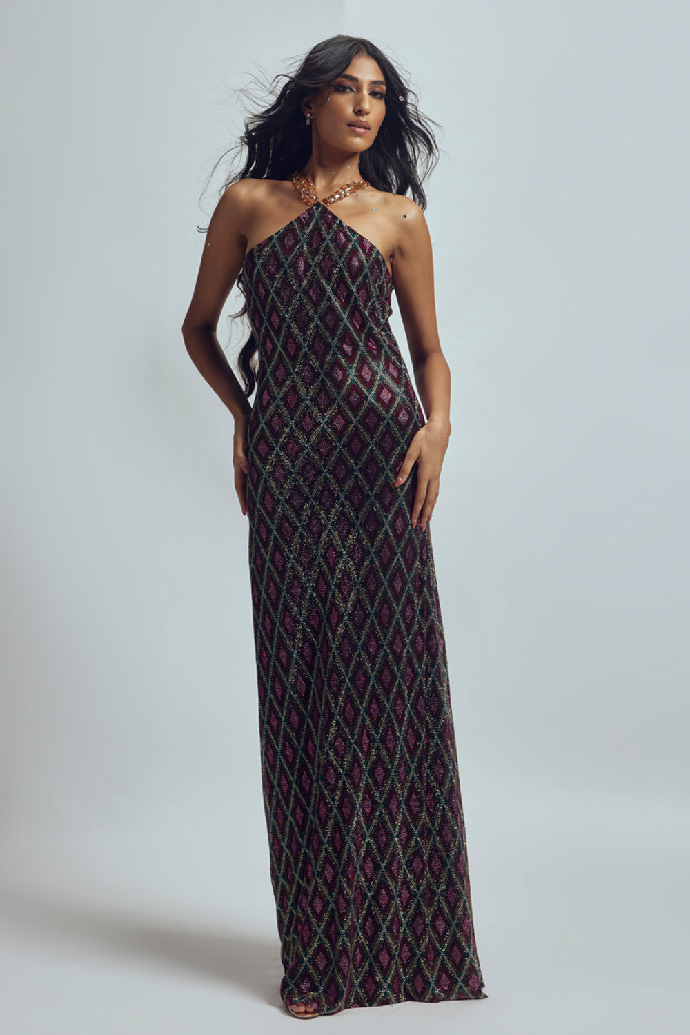 Serene Crystal Dress