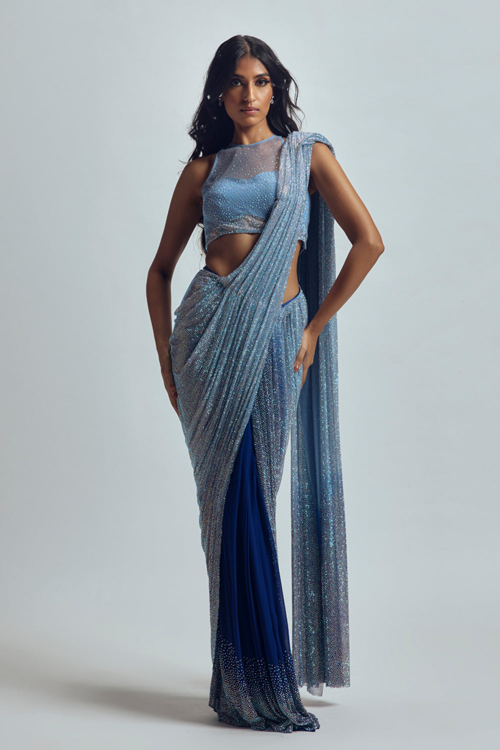 Nocturne Ombre Sari