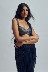 Noir Belle Sari