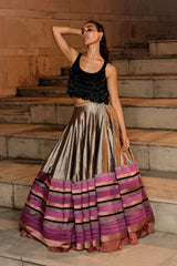 Multi-Coloured Lehenga Skirt