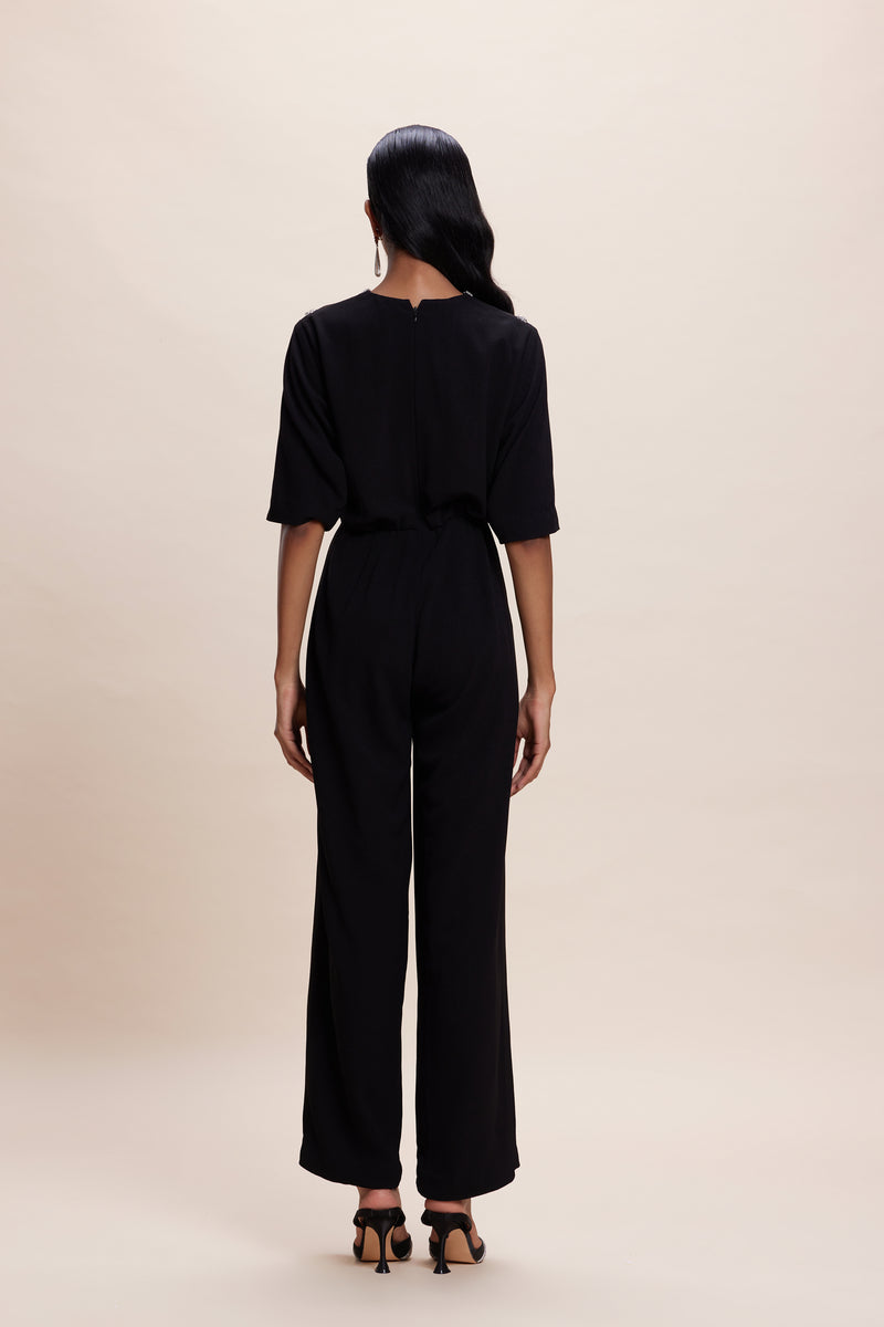 Black blingy jumpsuit