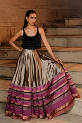 Multi-Coloured Lehenga Skirt